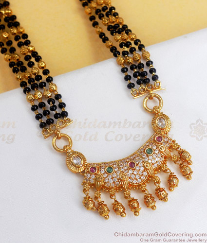 Mangalsutra chain gold plated deals