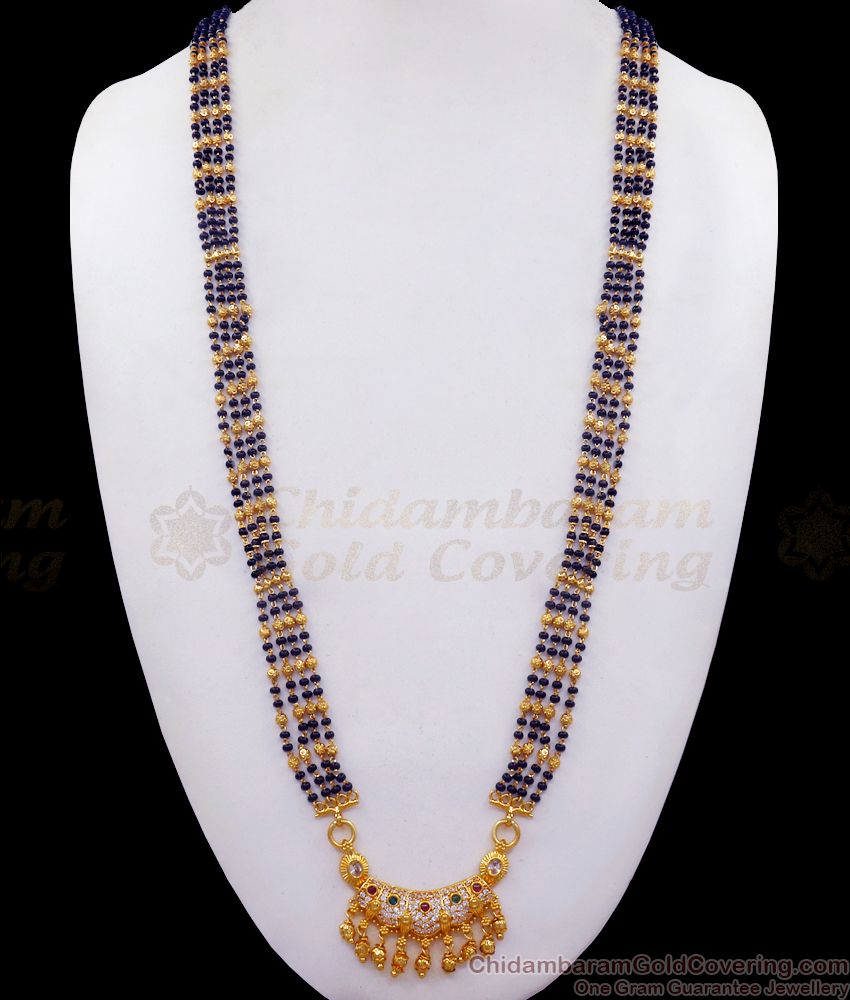 New Bridal Mangalsutra Gold Plated Dollar Chain Collection BGDR904