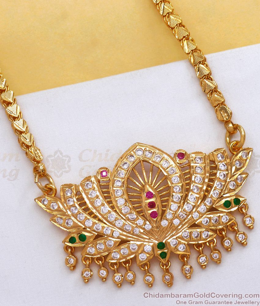 Grand Impon Lotus Dollar Chain Gati Jewelry Shop Online BGDR947