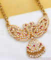 Beautiful Peacock Impon Dollar Chain Gold Imitation Jewelry BGDR949