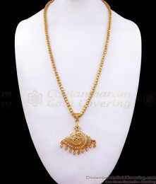 Gati Stone Vishnu Sangu Design Impon Gold Dollar Chain Collections BGDR961 Gati Stone Vishnu Sangu Design Impon Gold Dollar Chain Collections BGDR961
