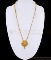 Goddess Lakshmi Motif Micro Gold Polish Dollar Chain For Wedding HR3770 Goddess Lakshmi Motif Micro Gold Polish Dollar Chain For Wedding HR3770