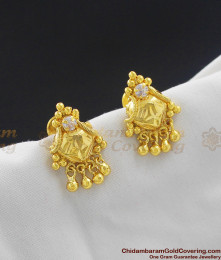 Trendy Gold Tone Small Stone Stud for Teen Daily Use ER1012 Trendy Gold Tone Small Stone Stud for Teen Daily Use ER1012