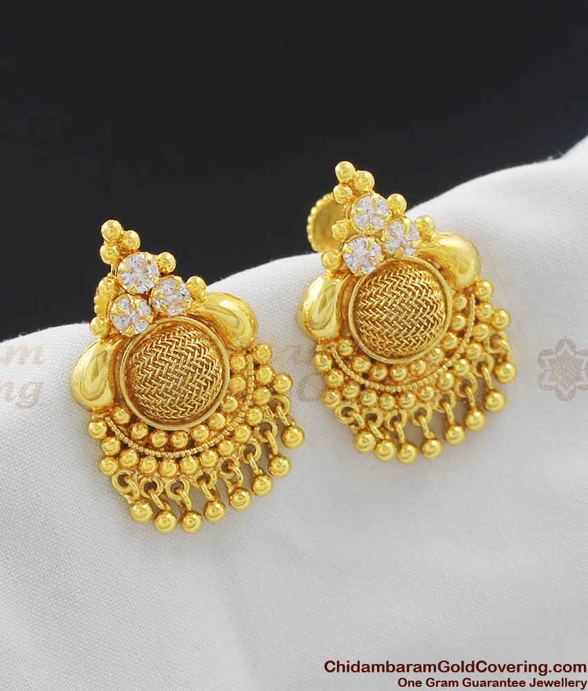 Onam Special Kerala Pattern Earrings Daily Wear Stud ER1025