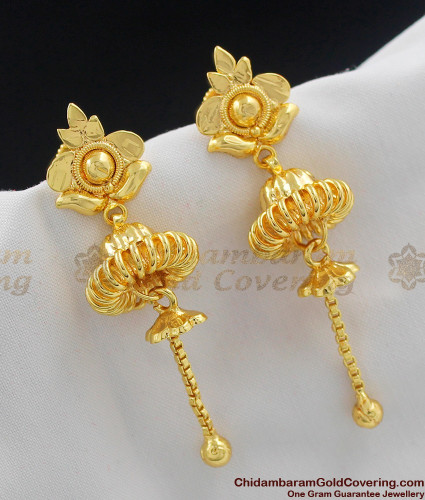 Buy Traditional Gold Earrings Design Simple Daily Use Earrings for Women