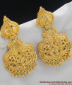 Gold Inspired Plain Big Danglers for Marriage Function ER1032