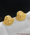 Ear Studs Traditional Plain Gold Earrings Daily Use ER1034