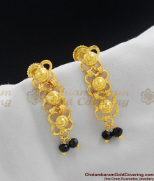 Long Flower Design Gold Dangler Earrings ER1039 Long Flower Design Gold Dangler Earrings ER1039