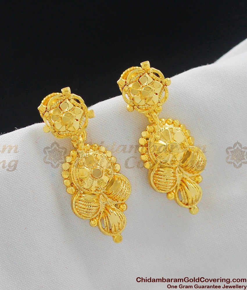 Handcrafted Fashion Gold Design Danglers For Women ER1048