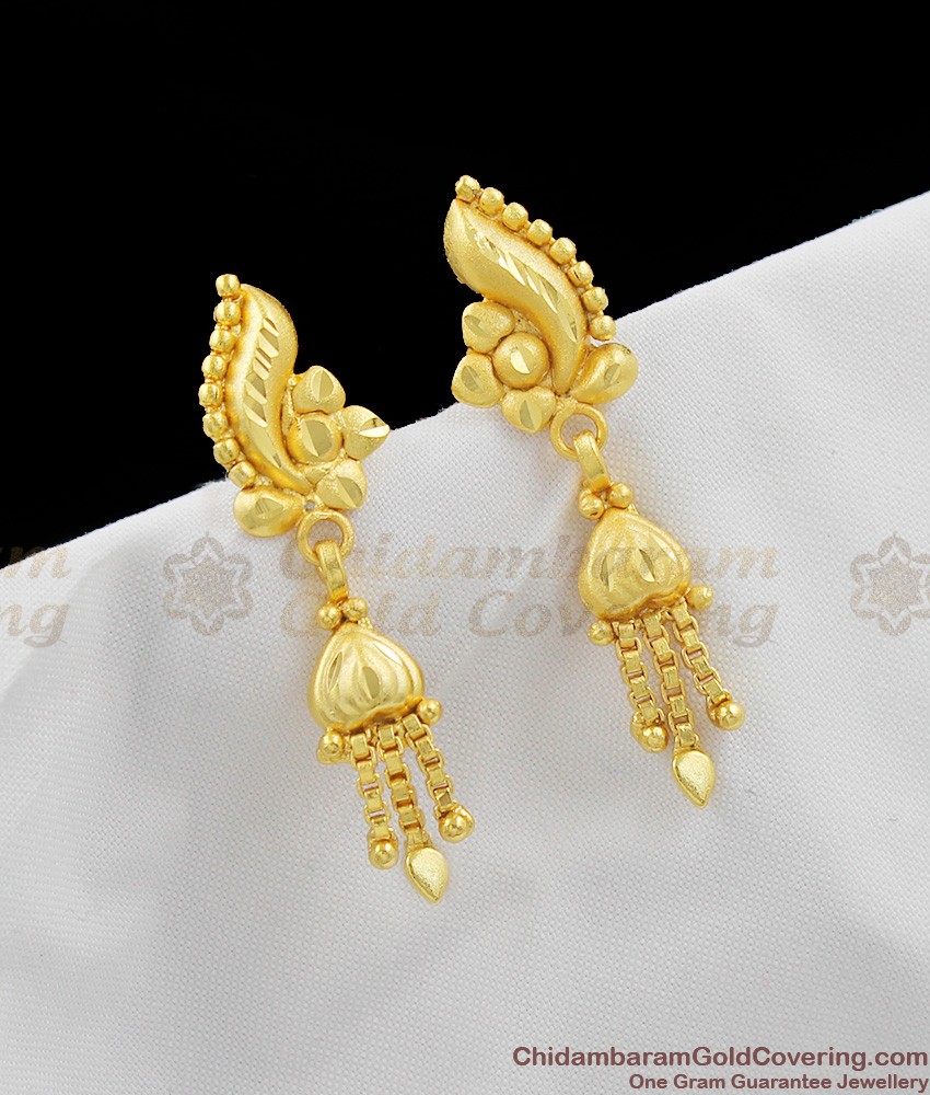 Attractive Gold Forming Dangler Earrings Design For Girls Online ER1067