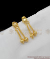 Two Line Dropping Beads Gold Plated Dangler Trendy Design ER1105