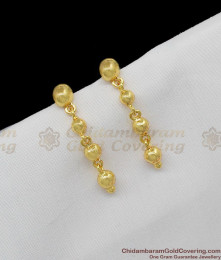Long Falling Balls Gold Inspiring Dangler Type Earrings Regular Use ER1107 Long Falling Balls Gold Inspiring Dangler Type Earrings Regular Use ER1107