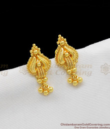 Indian Traditional Attractive Gold Beaded Studs Shop Online ER1151 Indian Traditional Attractive Gold Beaded Studs Shop Online ER1151