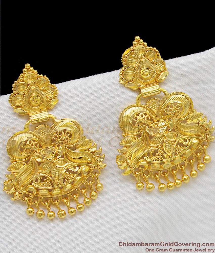 Fascinating Diwali Collection Gold Forming Dangler Collection For Ladies Online ER1158