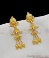Matt Finish Forming Gold Plated Thin Danglers Design Diwali Collections ER1160