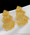 Magnificent Multi Layer Gold Dangler Earrings Bridal Collection For Ladies ER1209