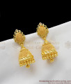 Real Gold Net Pattern Plain Model Jhumka For Ladies Online Shopping ER1242