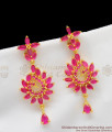 Fancy And Trendy Ruby Stone Peacock Danglers Collection Party Wear ER1260
