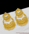 Double Layer Forming Gold Chidambaram Covering Medium Size Danglers For ladies ER1314