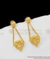 Simple Flower Design Long Danglers For Married Womens Regular Wear Collection ER1342