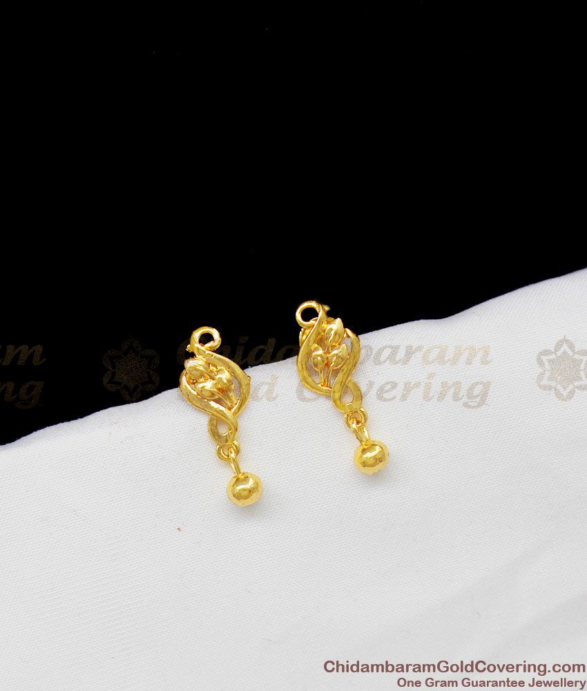 Trendy Design Gold Plated Small Studs For Teen Girls And Office Wear Jewelry ER1346