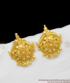 Fascinating Gold Finish Handcrafted Studs For Ladies Traditional Wear Collections ER1360