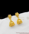 Plain Gold Imitation Small Size Jhumka Earrings For Teen Girls New Arrival ER1361