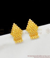 Plain One Gram Gold Kerala Design Studs Collection At Best Offer ER1400