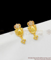 CZ White Stone Fancy Design Daily Wear Gold Plated Studs ER1444