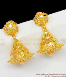 double jhumka gold design