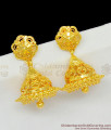 Beautiful Pure Gold Thodu Flower Design Jhumki Earrings Buy Online ER1455
