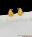 Light Weight Flower Design Pure Gold One Gram Gold Stud For Daily Use ER1466
