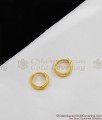 Kids Wear Gold Design Earrings Collection Hoop Circle Ring Pattern Daily Use ER1490
