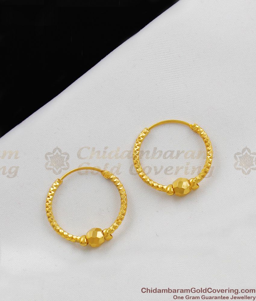 Trendy Fashion Hoop Circle Type Gold Plated Studs Modern Design Earrings ER1492