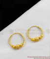 Thick Hoop Circle Type Gold Plated Studs With Beads Model Online Ornaments ER1493