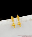 Light Weight Gold Pattern One Gram Gold Plated Jhumka Earrings Collection ER1515