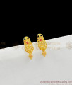 One Gram Gold Ruby Stud Earrings Jewelry For Regular Home Wear ER1516 One Gram Gold Ruby Stud Earrings Jewelry For Regular Home Wear ER1516
