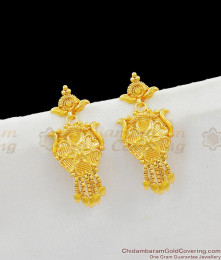 One Gram Gold Guarantee Flower Danglers Jewelry Accessories ER1522 One Gram Gold Guarantee Flower Danglers Jewelry Accessories ER1522