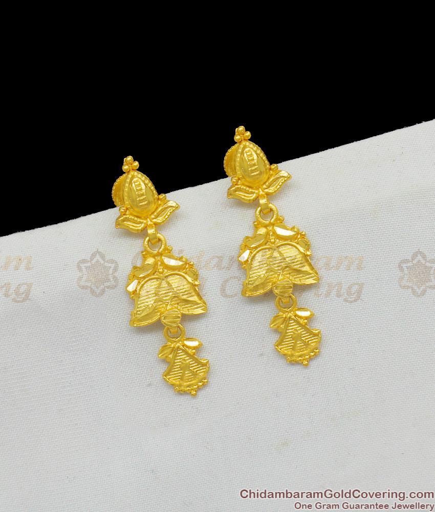 Original Gold Tone Forming Pattern Daily Wear Earring Collections for Girls ER1547
