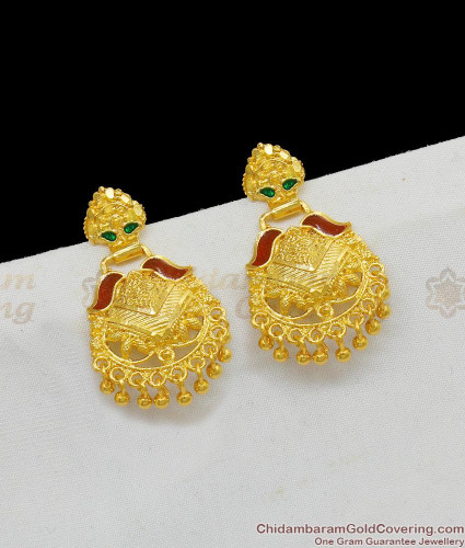Handmade Indo Western Jhumki Earring with Gold Plating 100277