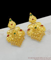 Best Selling Kerala Model Enamel Real Gold Pattern Trendy Enamel Dangler ER1562