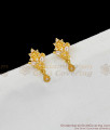 Cute Small Real Gold Design AD Stone Studs Daily Use Earring Collections ER1588