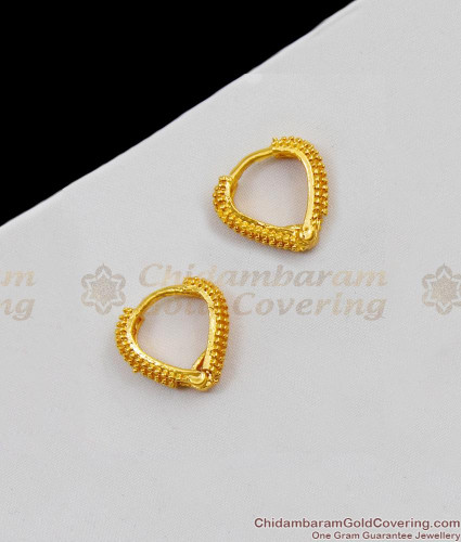 Diamond Shape Gold Earrings Online  renuvidyamandirin 1693446608