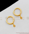 Full White Stone Hoop Earrings | Small Circle Type Earrings  Collections One Gram Gold ER1604