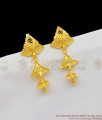 Simple Leaf Drops Design Forming Earrings New Arrival Dangler Collections ER1666