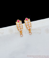 Beautiful Impon Traditional Gold Earring For Daily Use Stud Type ER1797