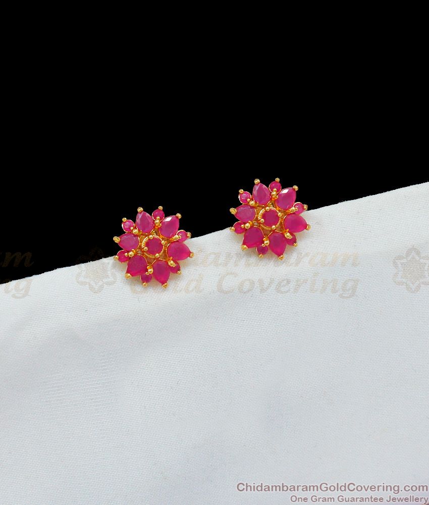 High On Fashion Ruby Stud Collections for Matching Attire and Office Wears ER1816