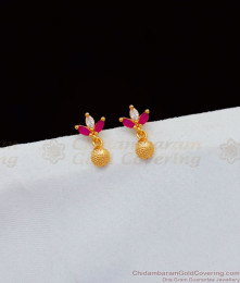 Beautiful Flower Design Stud Gold Inspired Earrings Collections Online Shop ER1832 Beautiful Flower Design Stud Gold Inspired Earrings Collections Online Shop ER1832