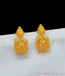 Small and Cute Kerala Gold Earrings Stud Jewelry Accessories ER1934 Small and Cute Kerala Gold Earrings Stud Jewelry Accessories ER1934