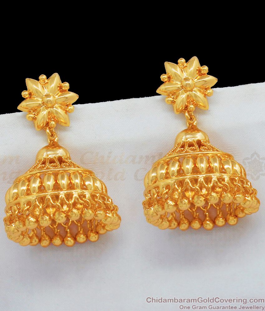 Traditional Big Umbrella Type Jhumka For Wedding ER1940